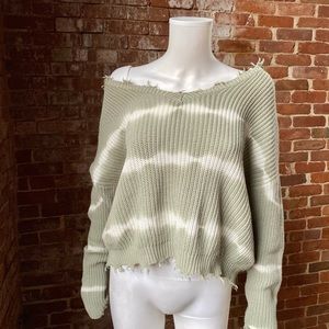 Off shoulder sweater